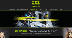 Desktop Screenshot of csi-training.de