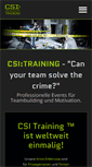 Mobile Screenshot of csi-training.de